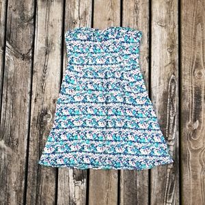 American Eagle soft & stretchy floral dress w/ pockets size 8 in great condition